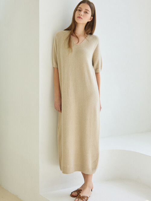 tillman cashmere blended dress (seashore)