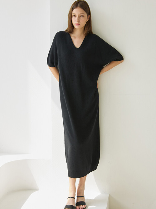 tillman cashmere blended dress (caviar)