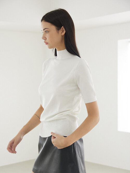 pino cashmere bleneded half turtle (ivory)