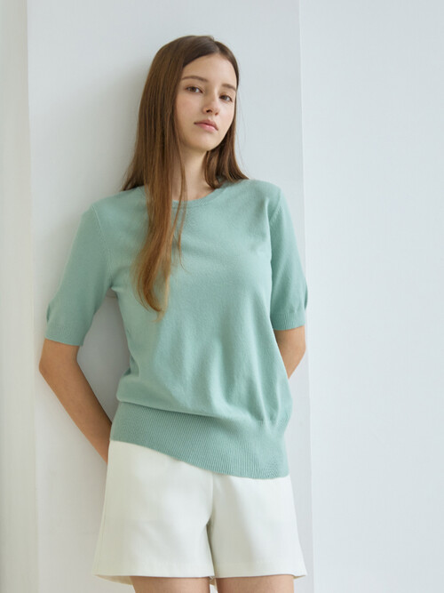 pino cashmere blended knit (mint)