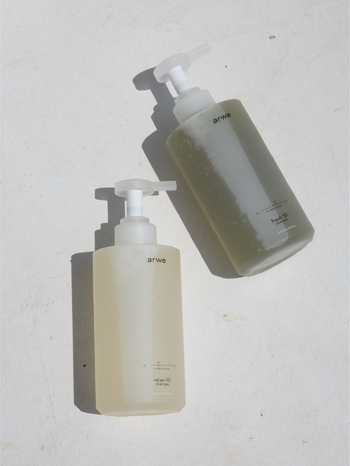 릴렉스 45 & 프레시 55 샴푸 500ml 세트
