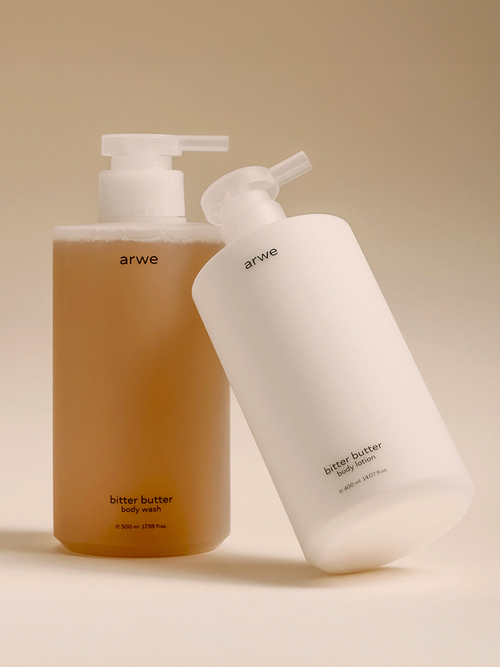 비터버터 카렌듈라 바디워시 500ml & 세라마이드 바디로션 400ml 세트