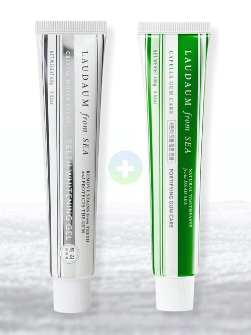 [시린이&강력 미백] 로다움 더블 케어 치약 세트