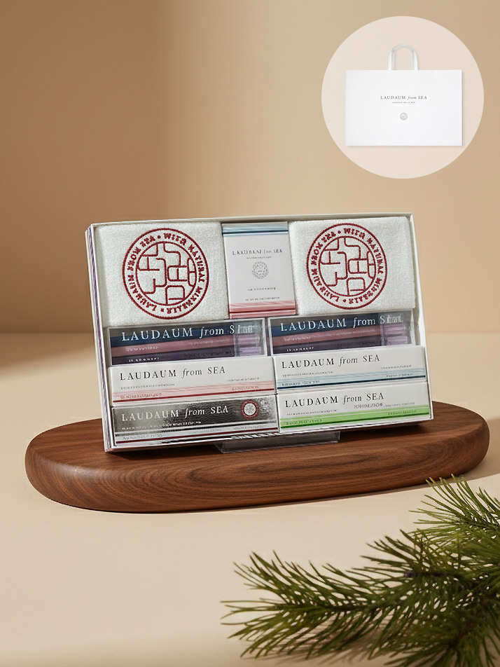 프리미엄 선물 세트(타올/스퀴저/치약/칫솔세트)+쇼핑백