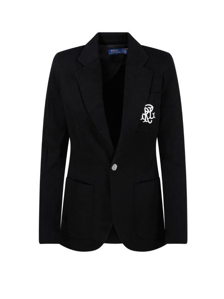 [랄프로렌] 24SS 로고자수 금장버튼 블레이저 자켓 211795348 001