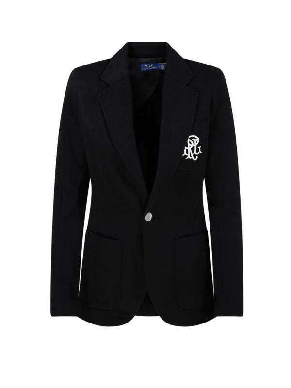 [랄프로렌] 24SS 로고자수 금장버튼 블레이저 자켓 211795348 001