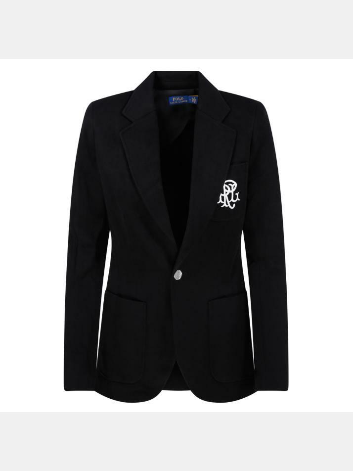 [랄프로렌] 24SS 로고자수 금장버튼 블레이저 자켓 211795348 001