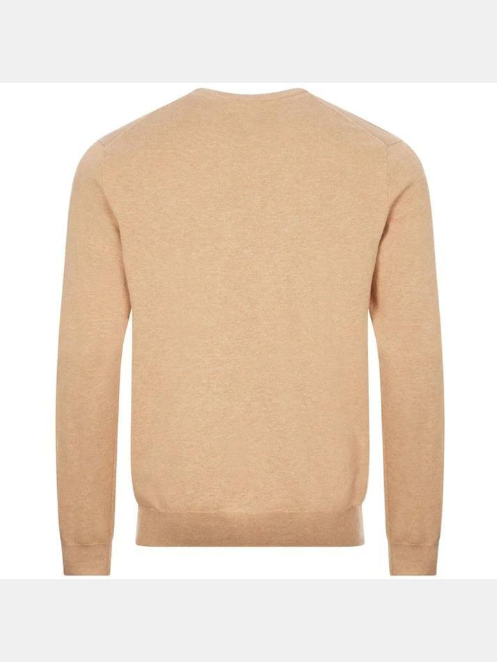 [랄프로렌] 23FW 포니 자수 니트 카멜멜란지 710744679 021