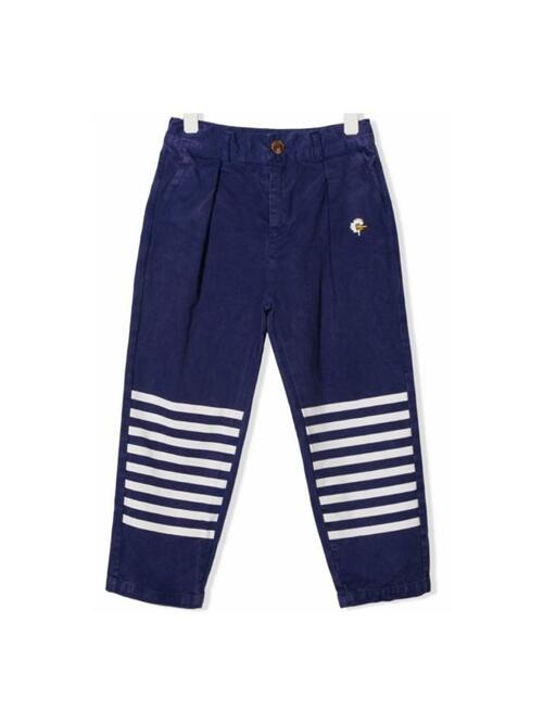 [보보쇼즈] 21FW 키즈 스트라이프 프린트 팬츠 221AC086 491