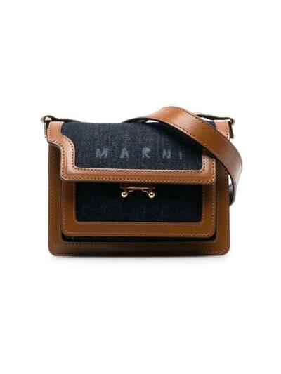 [마르니] 22FW 데님 미니 트렁크백 SBMP0075L2 P4891 Z569M
