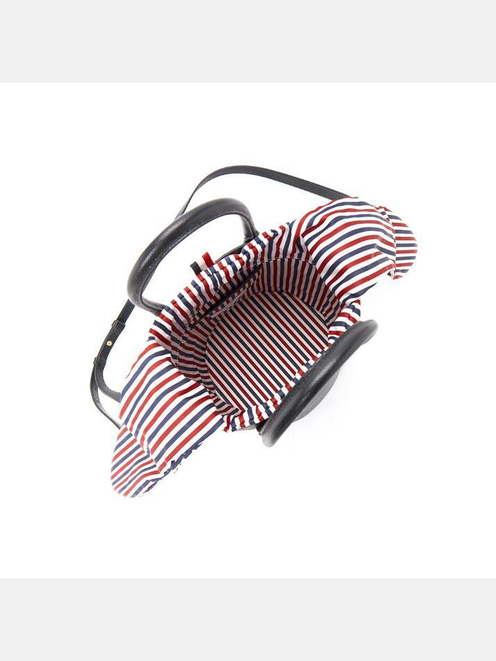 [톰브라운] 24SS RWB 스트라이프 버킷백 블랙 FAP383A 00198 001