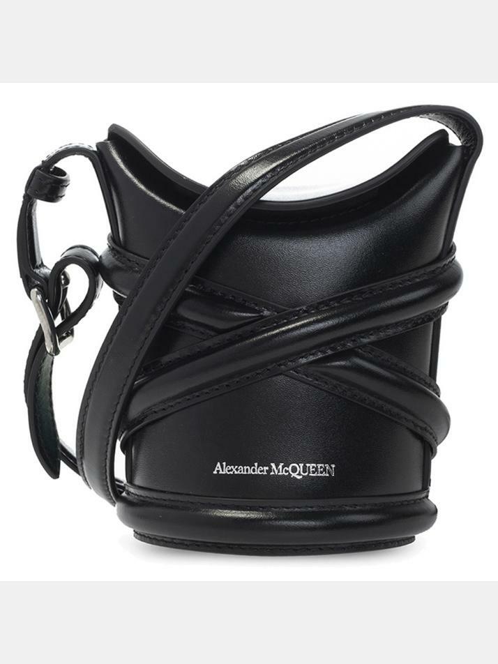 [알렉산더맥퀸] 24SS 로고 커브 마이크로 버킷백 682683 1YBA7 1000