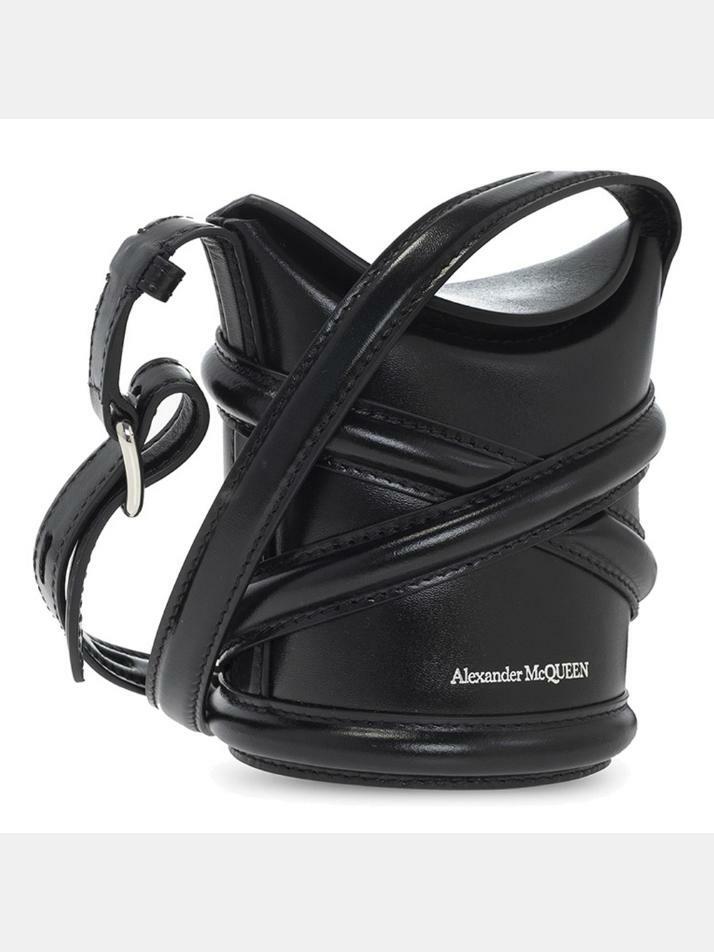 [알렉산더맥퀸] 24SS 로고 커브 마이크로 버킷백 682683 1YBA7 1000