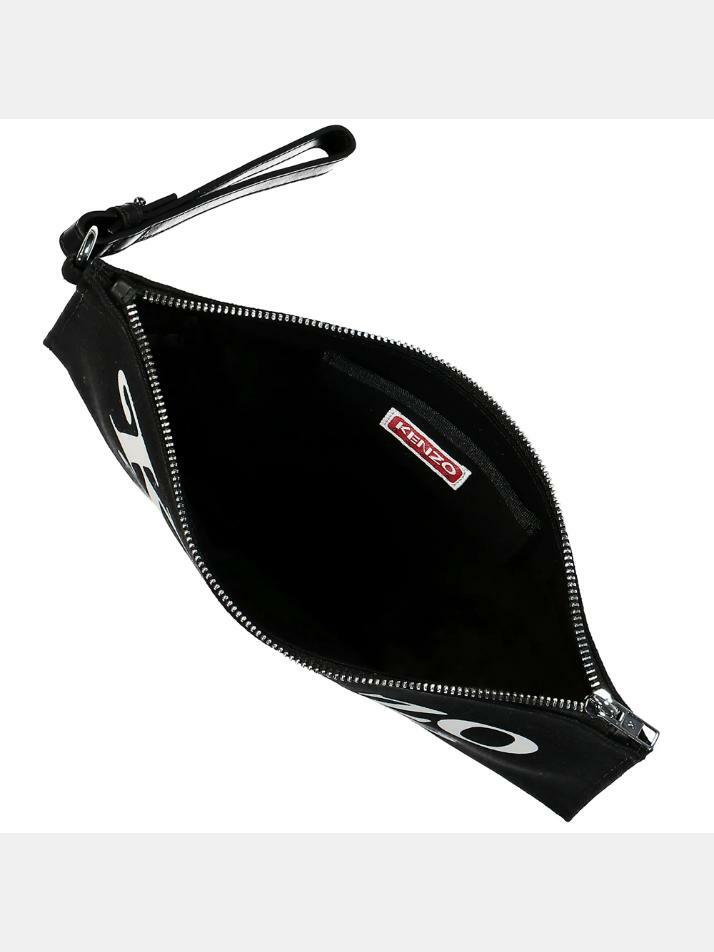 [겐조] 24SS 로고 프린팅 라지 클러치백 블랙 8PM902 F35 99