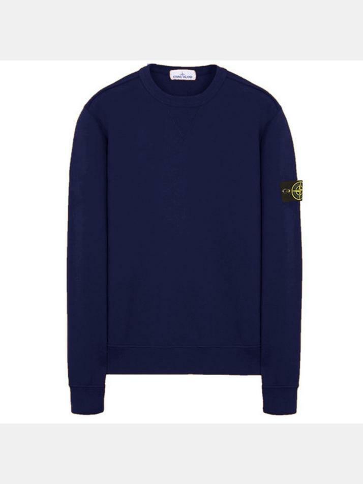 [스톤 아일랜드] 11주년 와펜 패치 클래식 맨투맨 681562740 V0026