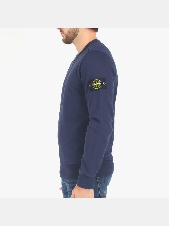 [스톤 아일랜드] 11주년 와펜 패치 클래식 맨투맨 681562740 V0026