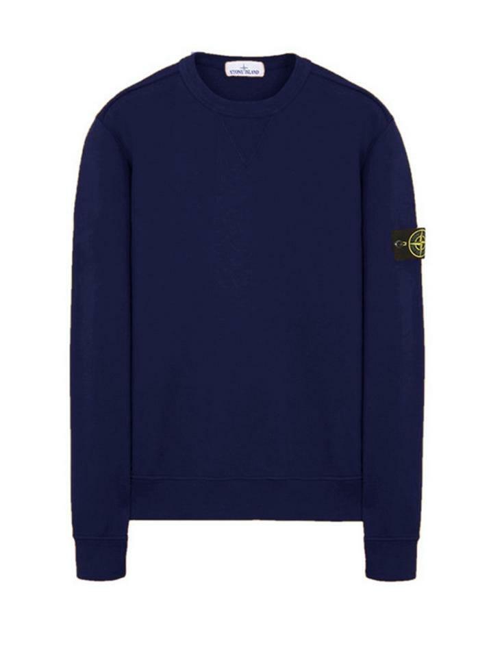 [스톤 아일랜드] 11주년 와펜 패치 클래식 맨투맨 681562740 V0026