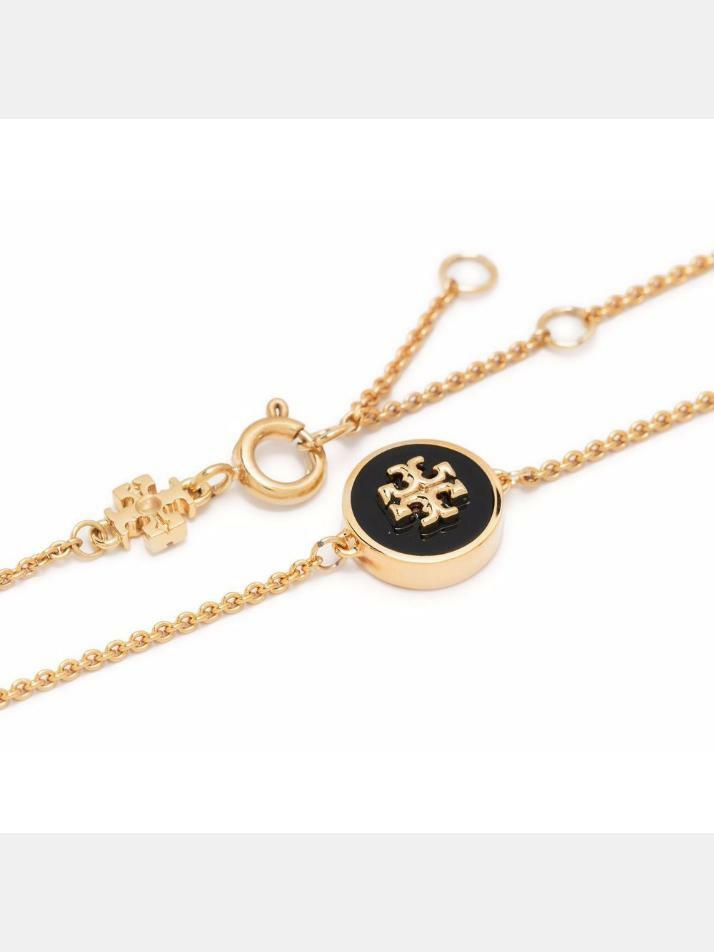 [토리버치] 24FW 키라 에나멜 체인 브레이슬릿 블랙 90284 720