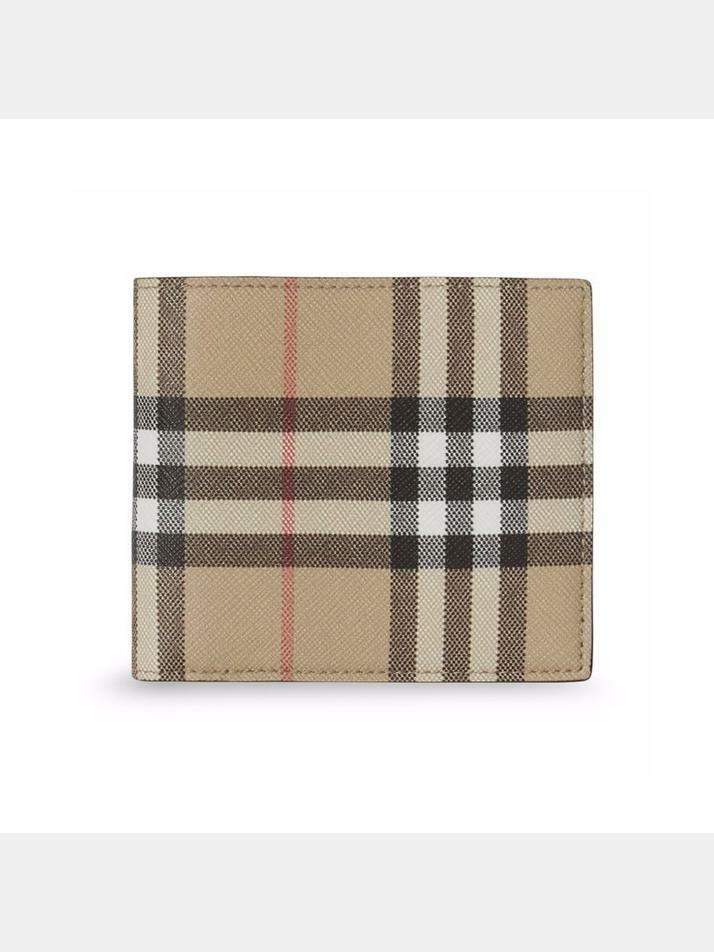 [버버리] 24SS 빈티지 체크 반지갑 아카이브베이지 8049596