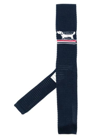 [톰브라운] 24SS 닥스훈트 니트 실크 넥타이 MNL068K Y4003 415