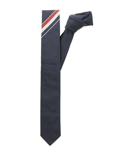 [톰브라운] 24FW RWB 삼선 자카드 실크 넥타이 MNL001A F0145 415