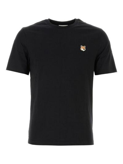 [메종 키츠네] 24FW 폭스 헤드 티셔츠 블랙 LM00104KJ0008 P199