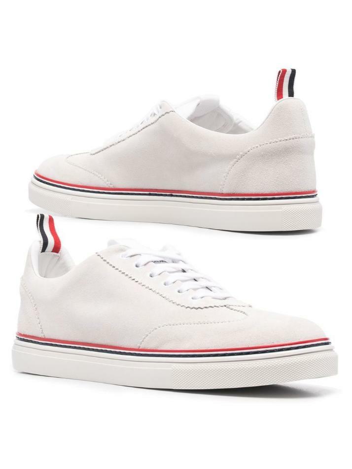 [톰브라운] 24SS 삼선탭 스웨이드 스니커즈 MFD242A 03050 100