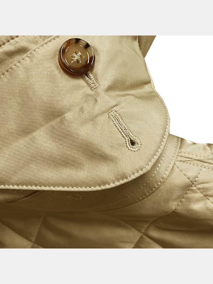 [버버리] 23SS 페르넬리 다이아몬드 퀼팅 자켓 베이지 8023321