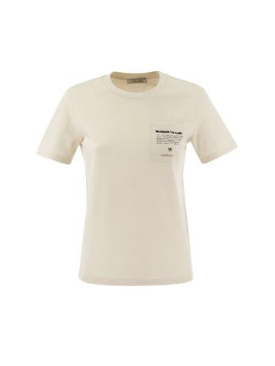 [막스마라] 24SS 삭 SAX 로고 자수 포켓 티셔츠 2419971021 016