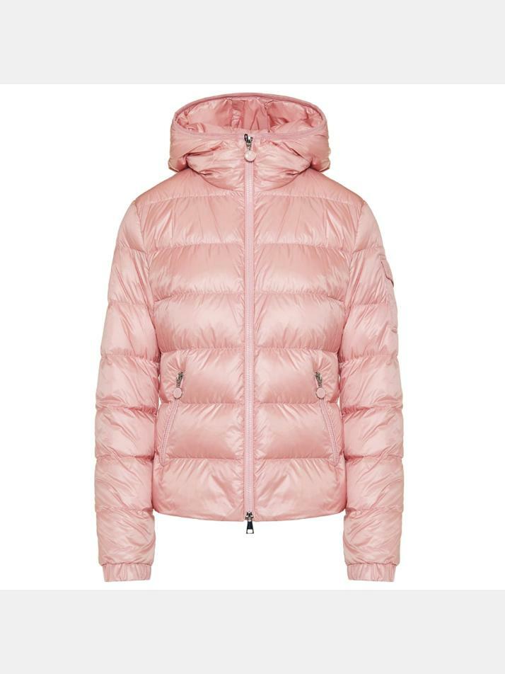 [몽클레어] 24SS 글레스 로고 패치 후드 패딩 1A000 64 595ZZ 500