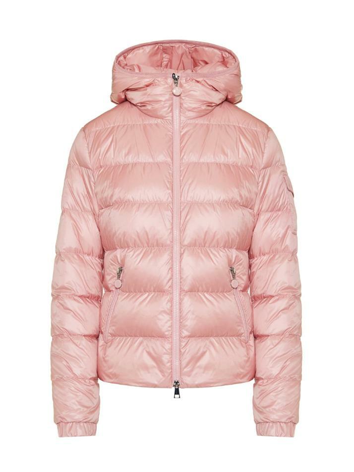 [몽클레어] 24SS 글레스 로고 패치 후드 패딩 1A000 64 595ZZ 500