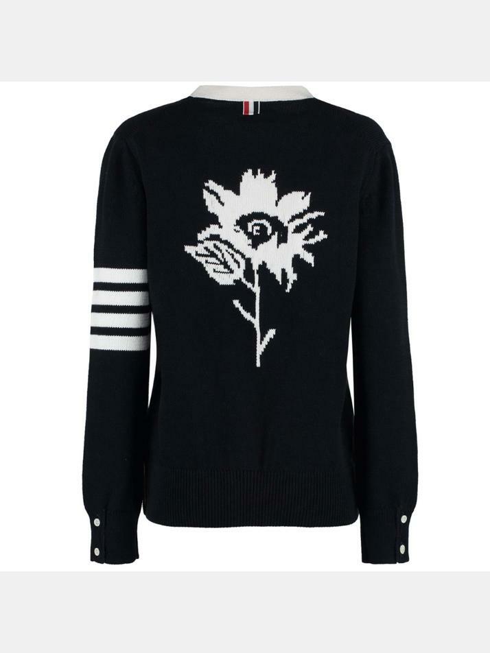 [톰브라운] 23FW 사선 완장 가디건 네이비 FKC486A Y3017 415