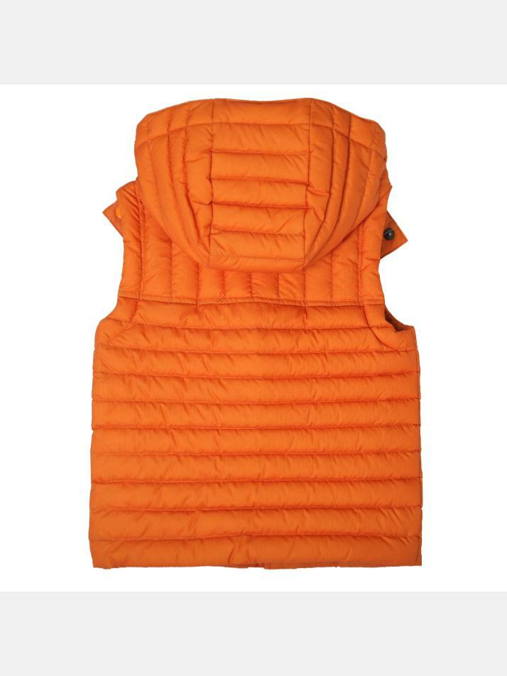 [버버리] 22FW 키즈 여성 로고 후드 패딩 조끼 8053710