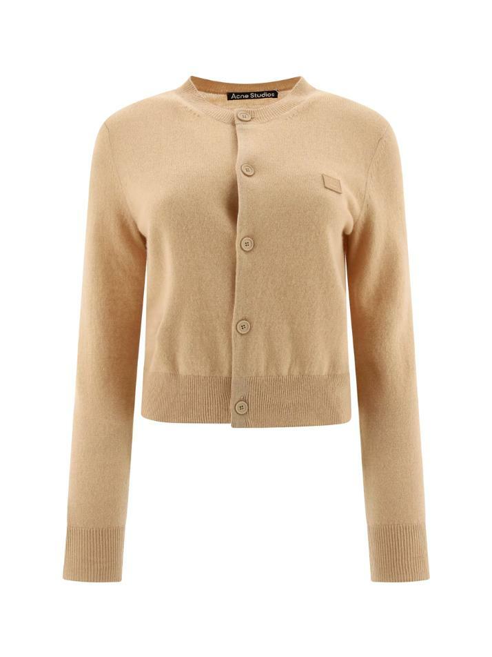 [아크네스튜디오] 24FW 여성 페이스 패치 울 가디건 A60280 CPA