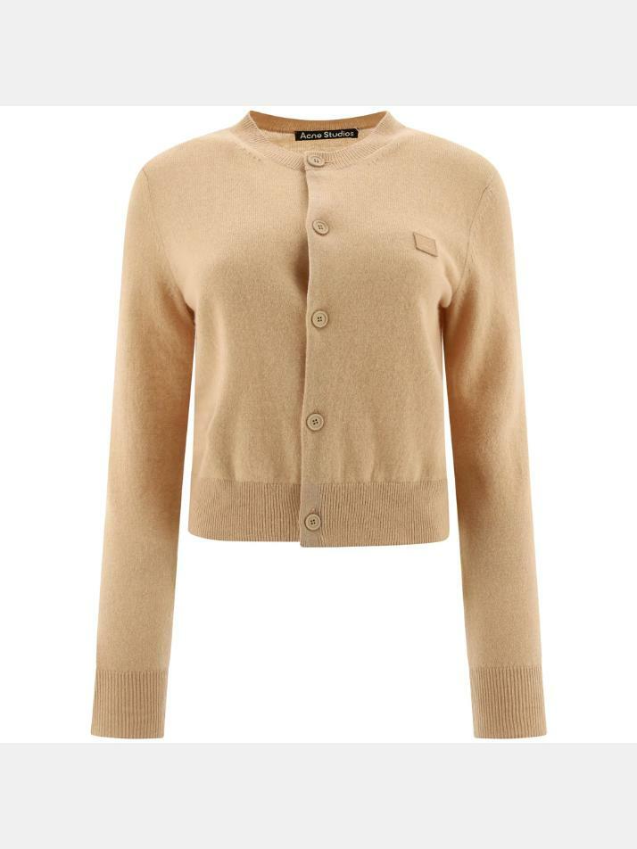 [아크네스튜디오] 24FW 여성 페이스 패치 울 가디건 A60280 CPA