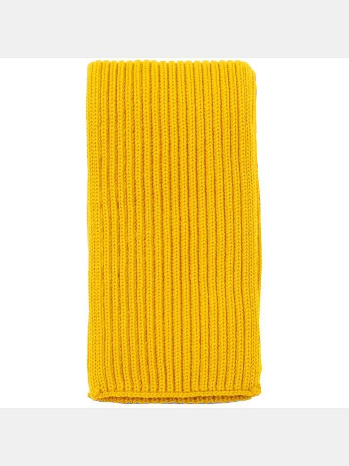 [안데르센 안데르센] 23FW 골지 울 머플러 옐로우 SCARF YELLOW