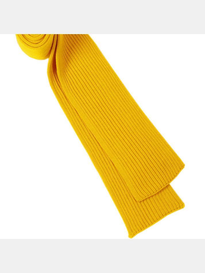 [안데르센 안데르센] 23FW 골지 울 머플러 옐로우 SCARF YELLOW