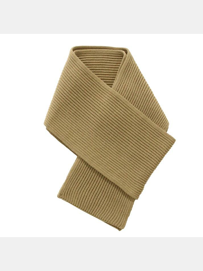 [안데르센 안데르센] 23SS 골지 울 머플러 카멜 WIDE SCARF CAMEL