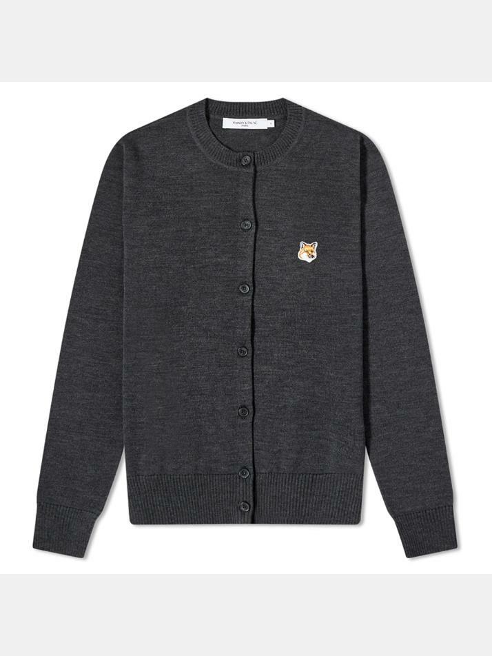[메종 키츠네] 24SS 폭스 헤드 패치 가디건 HW00521KT1036 H190