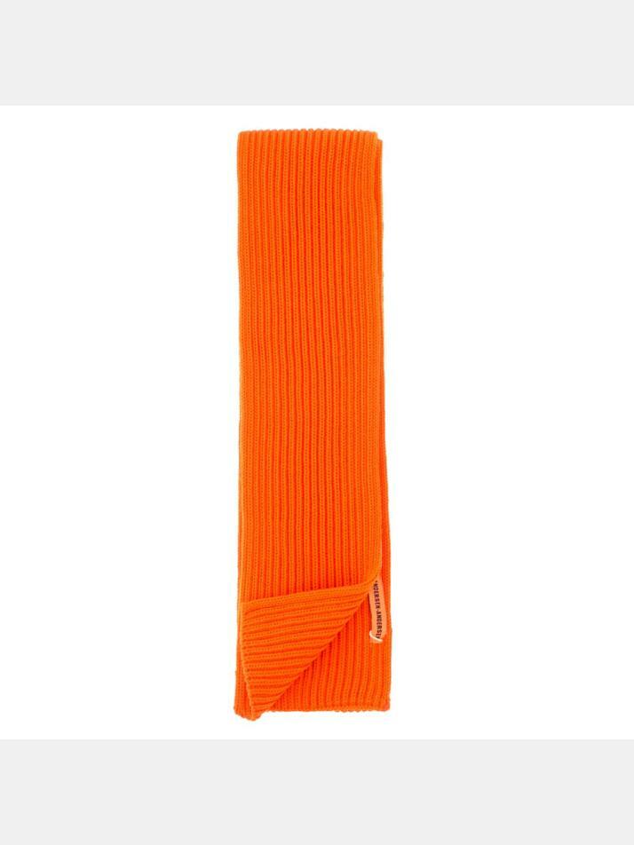 [안데르센 안데르센] 23FW 골지 울 머플러 오렌지 SCARF ORANGE