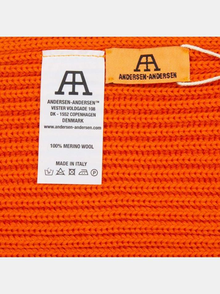 [안데르센 안데르센] 23FW 골지 울 머플러 오렌지 SCARF ORANGE