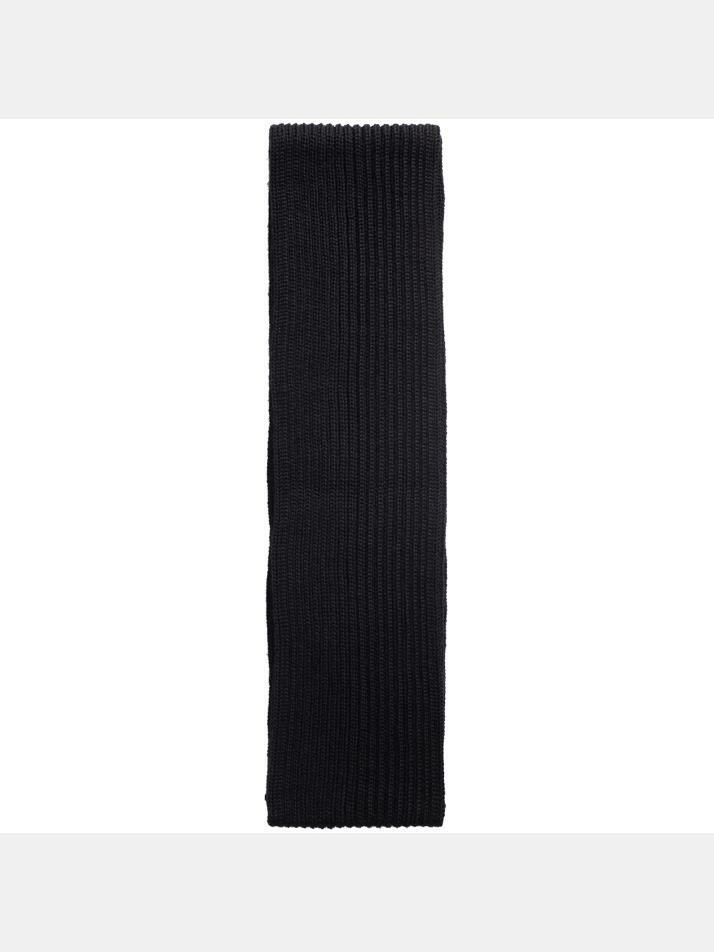 [안데르센 안데르센] 23FW 골지 울 숏 머플러 블랙 SHORT SCARF BLACK