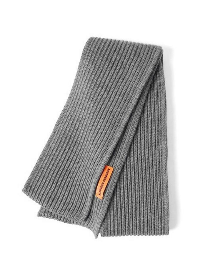 [안데르센 안데르센] 23FW 골지 울 숏 머플러 그레이 SHORT SCARF GREY