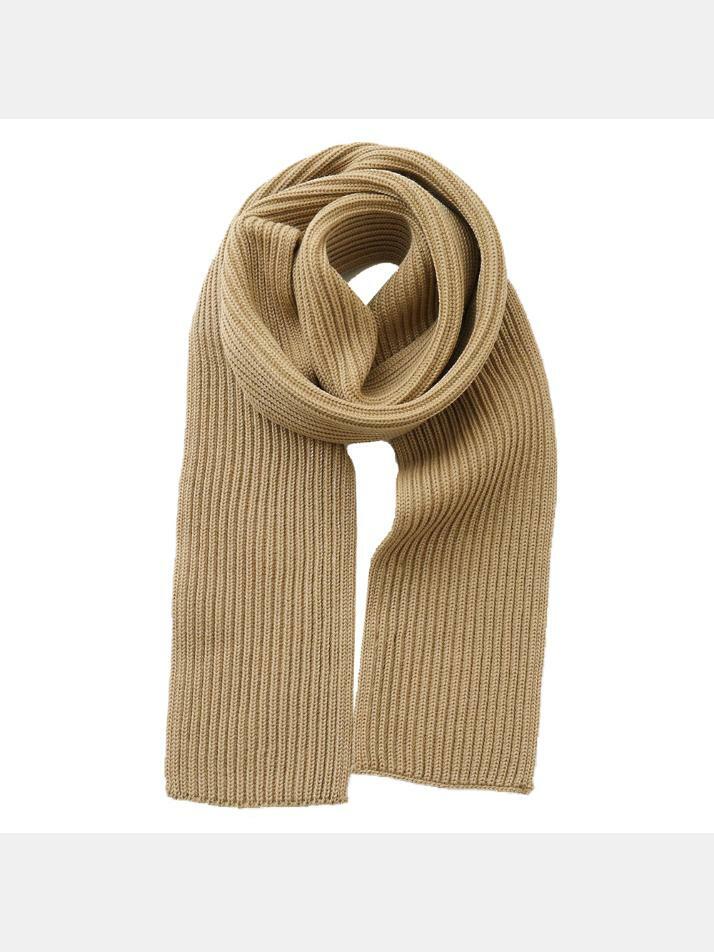 [안데르센 안데르센] 23FW 골지 울 숏 머플러 카멜 SHORT SCARF CAMEL