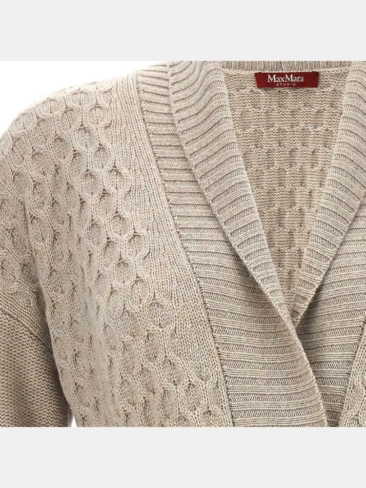 [막스마라] 23FW OREL 벨티드 롱 가디건 2363160133 004