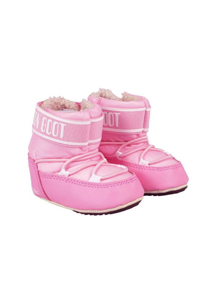 [문부츠] 23FW 키즈 로고 스노우 부츠 라이트핑크 34010200 004