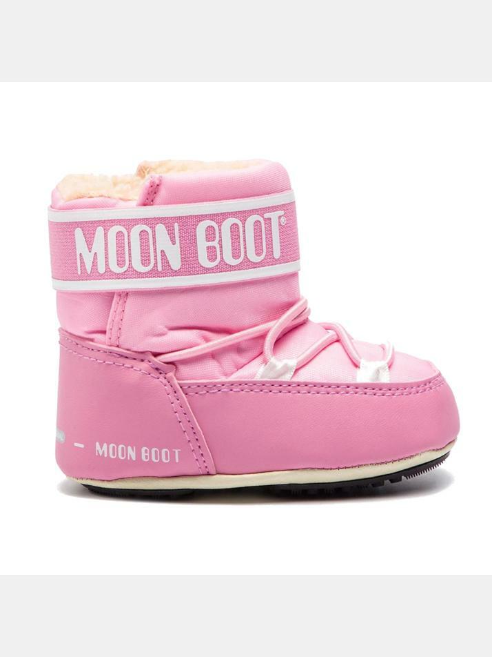 [문부츠] 23FW 키즈 로고 스노우 부츠 라이트핑크 34010200 004