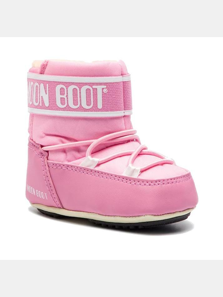 [문부츠] 23FW 키즈 로고 스노우 부츠 라이트핑크 34010200 004