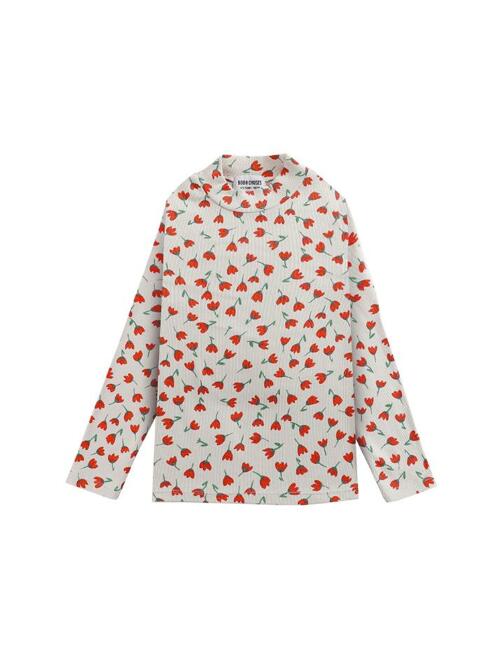 [보보쇼즈] 21FW 키즈 플로럴 프린트 티셔츠 221AC023 108