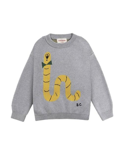 [보보쇼즈] 21FW 키즈 스콜라 웜 크루넥 니트 221AC057 905